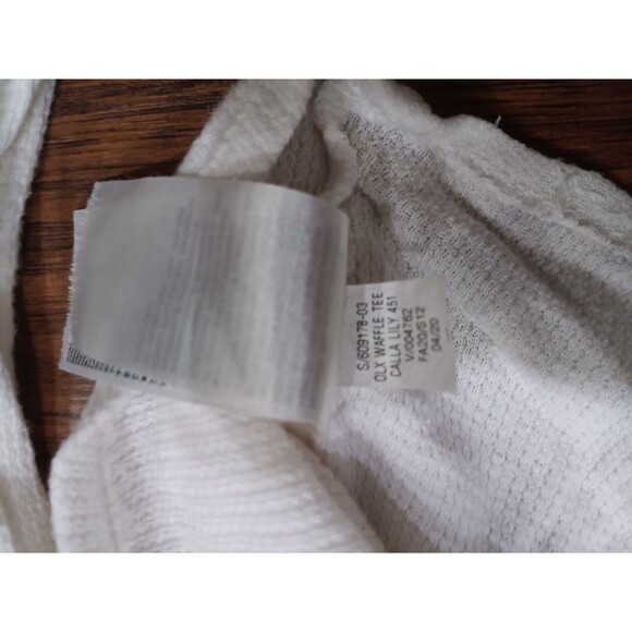 girls long sleeve waffle weave T-shirt from Old Navy size small 6/7 - Picture 5 of 6